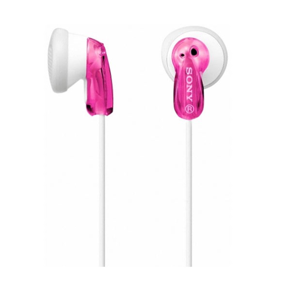 Sony mdre9lpp auriculares de botón rosa conector en 90º