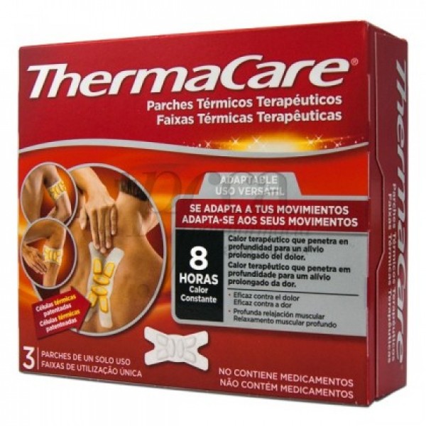 THERMACARE ADAPTABLE PARCHES TERMICOS 3 PARCHES