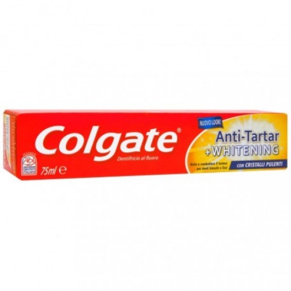 Colgate pasta de dientes antisarro + blanqueador 75 ml