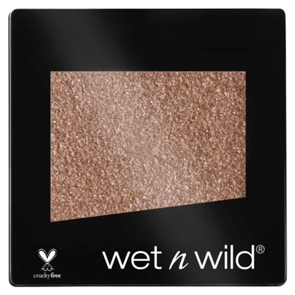 Wetn wild coloricon glitter single polvos nudecomer 1un