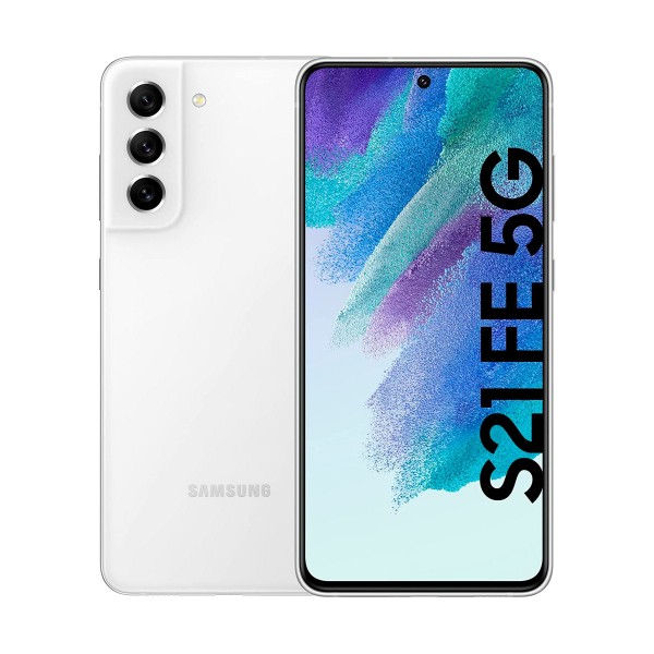 Samsung galaxy s21 fe 5g blanco / 6+128gb / 6.4" amoled 120hz / dual sim