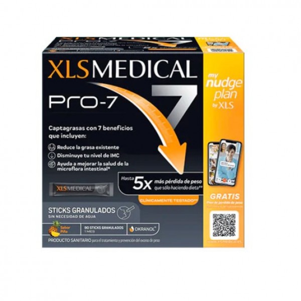 XLS MEDICAL PRO 7 SABOR PIÑA 90 STICKS